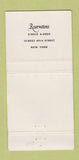 Matchbook Cover - Cafe Louis XIV New York City WEAR 30 Strike
