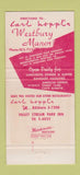 Matchbook Cover - Carl Hoppl's Westburn Manor Westbury LI NY 30 Strike