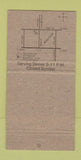 Matchbook Cover - Cotton Gin Restaurant Brookshire TX 30 Strike