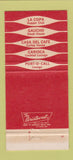 Matchbook Cover - Americana Hotel San Juan Puerto Rico 30 Strike