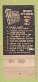 Matchbook Cover - Glen's Hik-ry Inn Oklahoma City OK 30 Strike