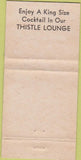 Matchbook Cover - Bonnie Doone Restaurant Provincetown MA 30 Strike