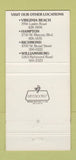 Matchbook Cover - Captain George's Restaurant Virginia Beach VA 30 Strike