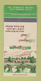 Matchbook Cover - Tri Terrace Motel West Branch MI 30 Strike