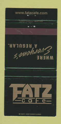 Matchbook Cover - Fatz Cafe  30 Strike