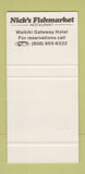 Matchbook Cover - Nick's Fish Market Waikiki Beach Hawaii 30 Strike