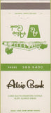 Matchbook Cover - Alsip Bank IL 30 Strike