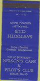 Matchbook Cover - Sawtooth Club Ketchum Burley ID 30 Strike