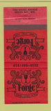 Matchbook Cover - Forge Restaurant Green Bay WI 30 Strike