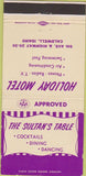Matchbook Cover - Holiday Motel Caldwell ID 30 Strike
