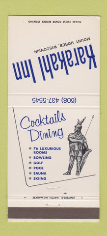 Matchbook Cover - Karakahl Inn Mount Horeb WI 30 Strike