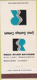 Matchbook Cover - Rock River Savings IL 30 Strike