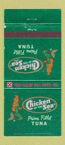 Matchbook Cover - Chicken of the Sea Van Camp girlie WEAR San Diego 30 Strike