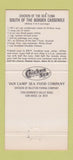 Matchbook Cover - Chicken of the Sea Van Camp girlie WEAR San Diego 30 Strike
