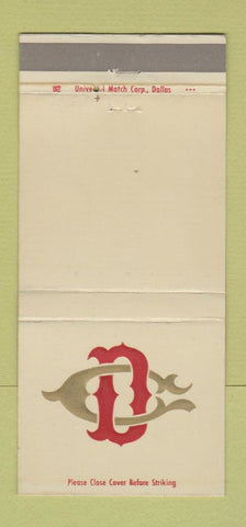 Matchbook Cover - The Dallas Club TX WEAR 30 Strike