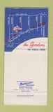 Matchbook Cover - The Gardens on Turtle Creek Dallas? TX WEAR 30 Strike