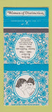Matchbook Cover - Women of Distinction Helen Keller Anne Sullivan 30 Strike