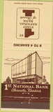 Matchbook Cover - 1st National Bank Chanute KS 30 Strike