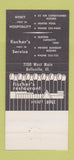 Matchbook Cover - Fischer's Hyatt Lodge Restaurant Belleville IL 30 Strike