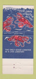 Matchbook Cover - Bookbinder's Restaurant Philadelphia PA 30 Strike