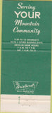 Matchbook Cover - Evergreen State Bank CO 30 Strike