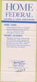 Matchbook Cover - Home Federal Savings Loan Des Moines IA 30 Strike
