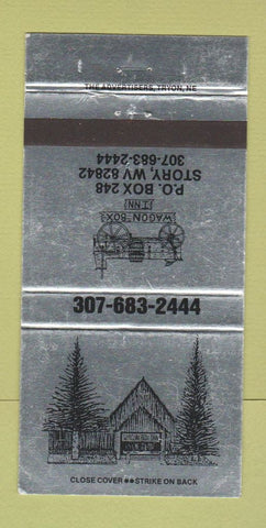 Matchbook Cover - Wagon Box Inn Story WV WEAR 30 Strike