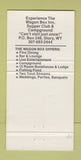 Matchbook Cover - Wagon Box Inn Story WV WEAR 30 Strike