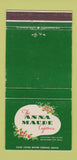 Matchbook Cover - Anna Maude Cafeteria Oklahoma City OK WEAR 30 Strike
