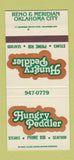 Matchbook Cover - Hungry Peddler Steak Seafood Oklahoma City OK 30 Strike