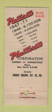 Matchbook Cover - Plasticrete Concrete Blocks 1947 Hamden CT 30 Strike