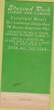 Matchbook Cover - Starved Rock Lodge Utica IL 21 Stick Feature