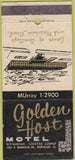 Matchbook Cover - Golden Host Motel Northlake IL WEAR 30 Strike
