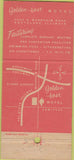 Matchbook Cover - Golden Host Motel Northlake IL WEAR 30 Strike