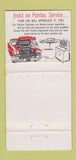 Matchbook Cover - Pontiac Bonneville Pawtucket RI WORN 30 Strike
