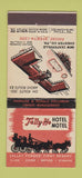 Matchbook Cover - Tally Ho Motel Hotel New Centerville PA 30 Strike