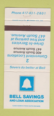 Matchbook Cover - Bell Savings and Loan 30 Strike