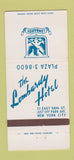 Matchbook Cover - Lombardy Hotel New York City 30 Strike