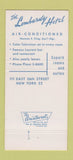 Matchbook Cover - Lombardy Hotel New York City 30 Strike