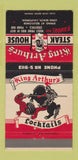 Matchbook Cover - King Arthur's Steak House Long Beach CA 30 Strike