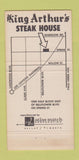 Matchbook Cover - King Arthur's Steak House Long Beach CA 30 Strike