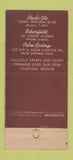 Matchbook Cover Saddle and Sirloin Studio City Bakersfield CA 21 Strike Feature