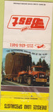 Matchbook Cover - Bast trucking oversize load Allentown PA WORN 30 Strike