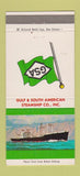 Matchbook Cover - Gulf and South American Steamship 30 Strike