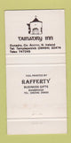 Matchbook Cover - Dunaory Inn Antrim Ireland 30 Strike