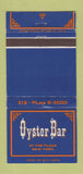 Matchbook Cover - Oyster Bar New York City WORN 30 Strike