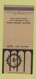 Matchbook Cover - Quality Motor Hotel Dallas TX 30 Strike