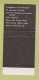 Matchbook Cover - Eden Roc Hotel Miami Beach FL 30 Strike