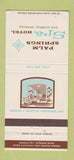 Matchbook Cover - Palm Springs Spa Hotel Palm Springs CA #1 WHITE 30 Strike