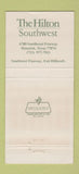 Matchbook Cover - Ginger's Restaurant Hilton Houston TX girlie 30 Strike